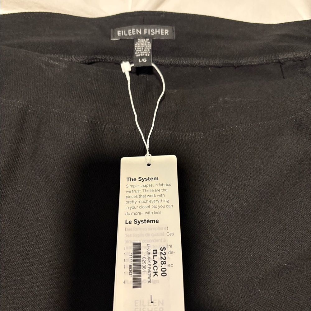 Eileen fisher stretch crepe ankle
pant